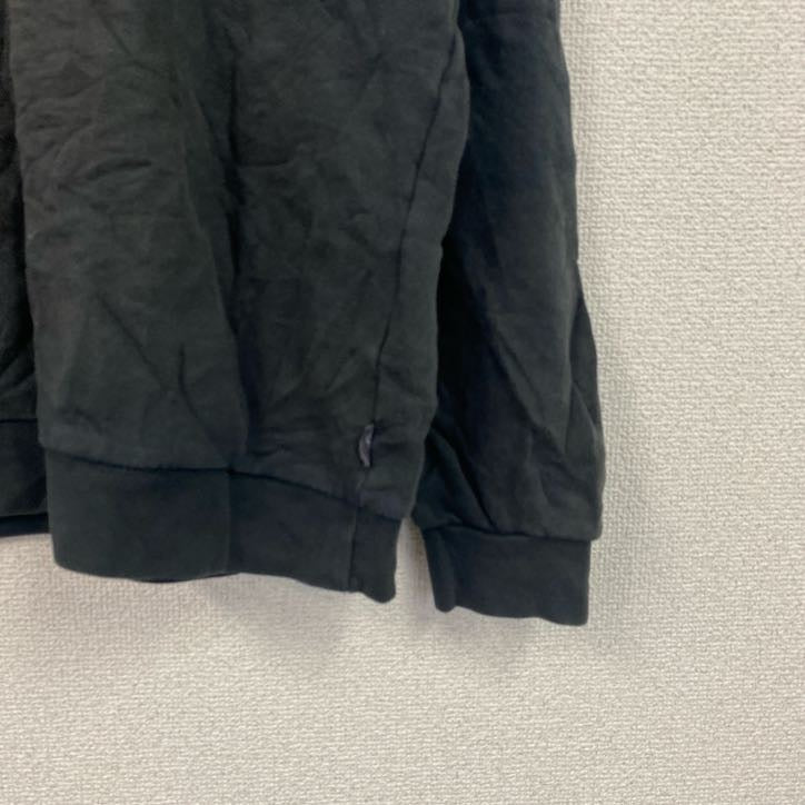 00s　adidas　アディダス　スウェット/トレーナー　ヴィンテージ　パフォーマンスロゴ　黒　ブラック　XLサイズ　古着