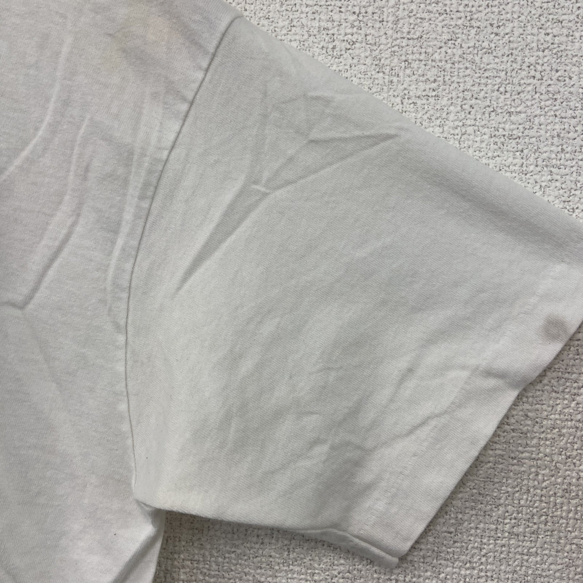 FRUIT OF THE LOOM　フルーツオブザルーム　半袖プリントTシャツ　シングルステッチ　白　ホワイト　Mサイズ カットソー メンズ コットン 古着