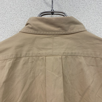 Ralph Lauren　ラルフローレン　BLAKE　長袖シャツ　ボタンダウンシャツ　無地　ベージュ　Lサイズ
