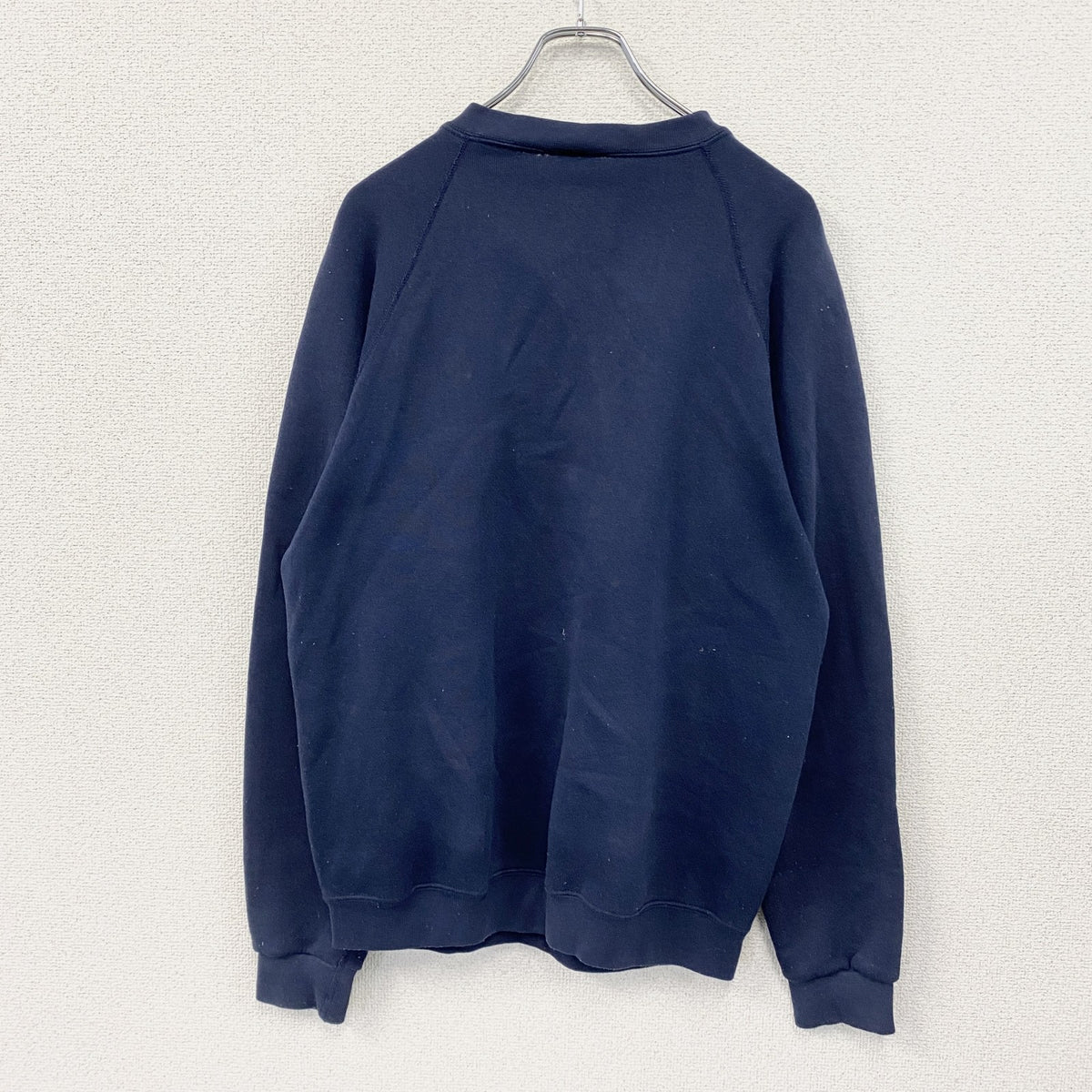 DISCUS ATHLETIC　ディスカスアスレチック　スウェット/トレーナー　紺　ネイビー　Mサイズ スウェットトップス メンズ ポリエステル 古着
