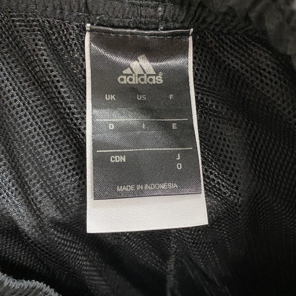 adidas　アディダス　トラックパンツ/ジャージ　黒　ブラック　Oサイズ　古着