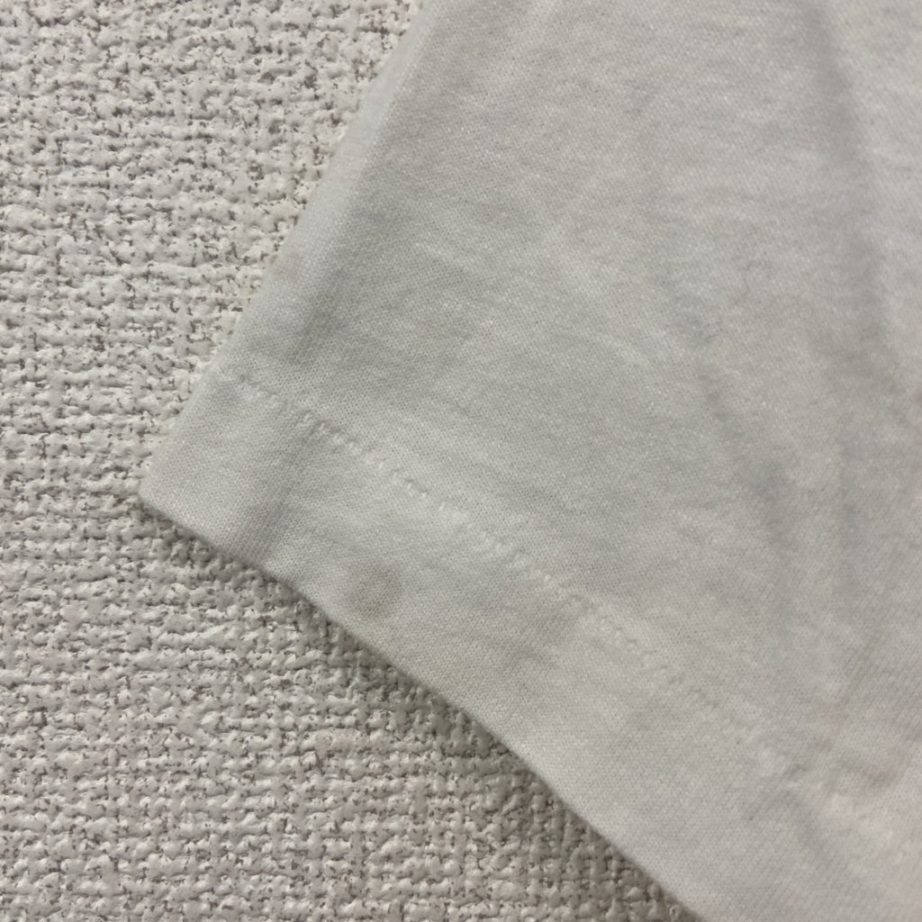 FRUIT OF THE LOOM　フルーツオブザルーム　半袖プリントTシャツ　シングルステッチ　白　ホワイト　Mサイズ カットソー メンズ コットン 古着