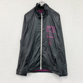 adidas　アディダス　フルジップジャケット　ダークグレー　Oサイズ　古着