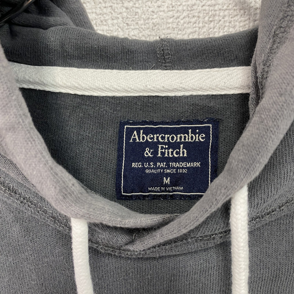Abercrombie＆Fitch　アバクロンビー＆フィッチ　スウェットパーカー/フーディー　フェード　ダークグレー　Mサイズ