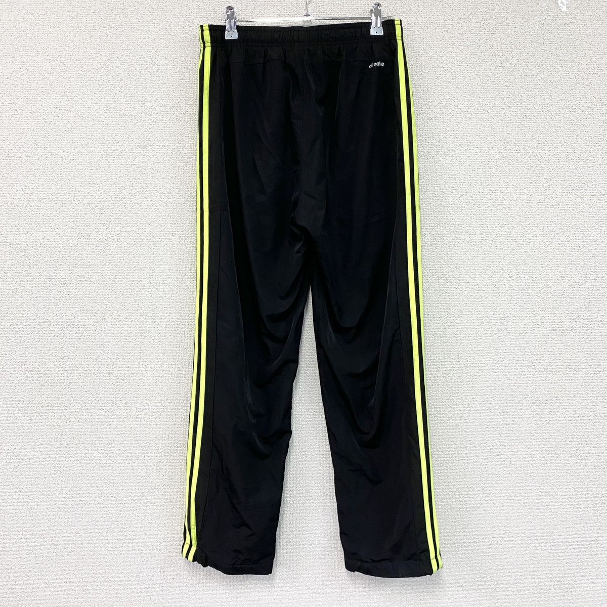 adidas　アディダス　トラックパンツ/ジャージ　黒　ブラック　Oサイズ　古着