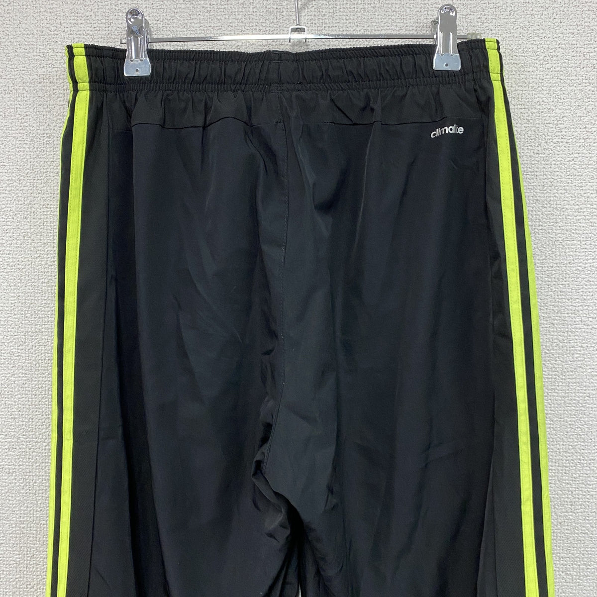 adidas　アディダス　トラックパンツ/ジャージ　黒　ブラック　Oサイズ　古着