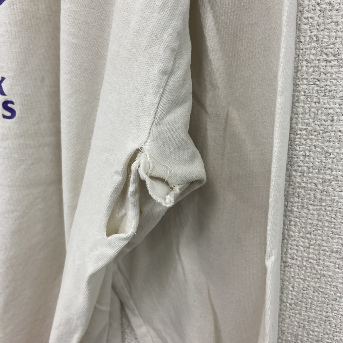 Murina　ムリナ　長袖Tシャツ/ロンT　シングルステッチ　白　ホワイト　XLサイズ カットソー メンズ コットン 古着