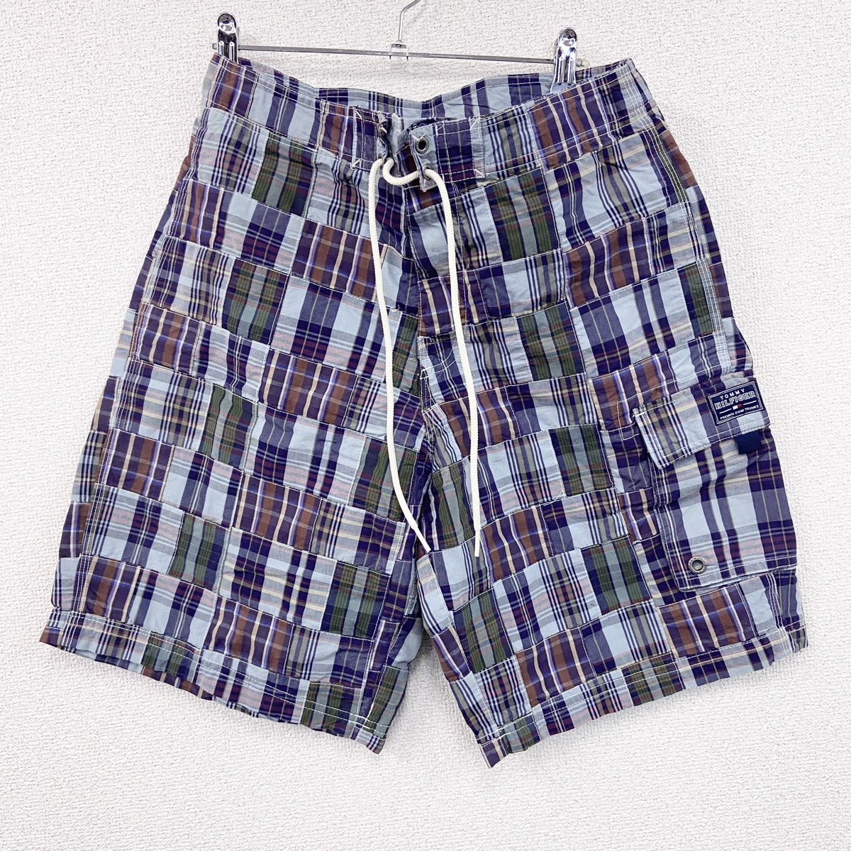 TOMMY HILFIGER　トミーヒルフィガー　ショートパンツ/ハーフパンツ　チェック柄　マルチカラー　Sサイズ　古着