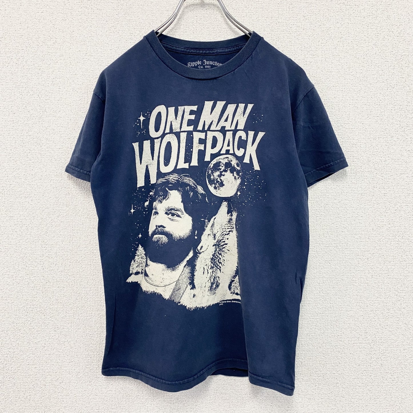 Ripple Junction　リップルジャンクション　半袖プリントTシャツ　ムービーT　紺　ネイビー　Sサイズ