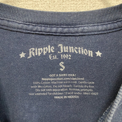 Ripple Junction　リップルジャンクション　半袖プリントTシャツ　ムービーT　紺　ネイビー　Sサイズ