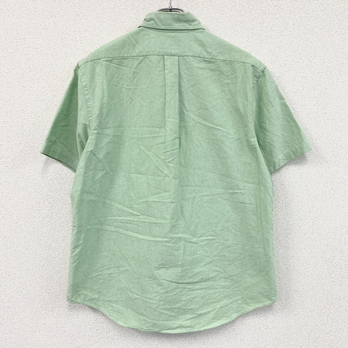 RALPH LAUREN　ラルフローレン　半袖ボタンダウンシャツ　オックスフォード　緑　グリーン　Lサイズ