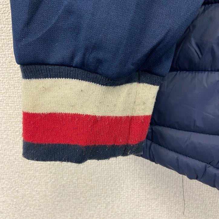 TOMMY HILFIGER　トミーヒルフィガー　フルジップ中綿ジャケット　紺　ネイビー　Lサイズ　古着