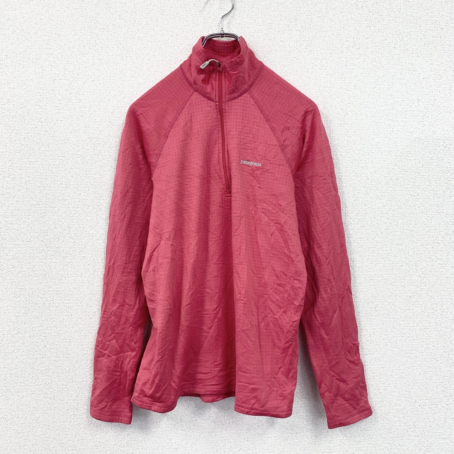 Patagonia　パタゴニア　ハーフジップフリースプルオーバー　ショッキングピンク　Mサイズ