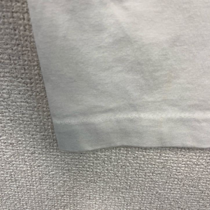 FRUIT OF THE LOOM　フルーツオブザルーム　半袖プリントTシャツ　シングルステッチ　白　ホワイト　Lサイズ　古着