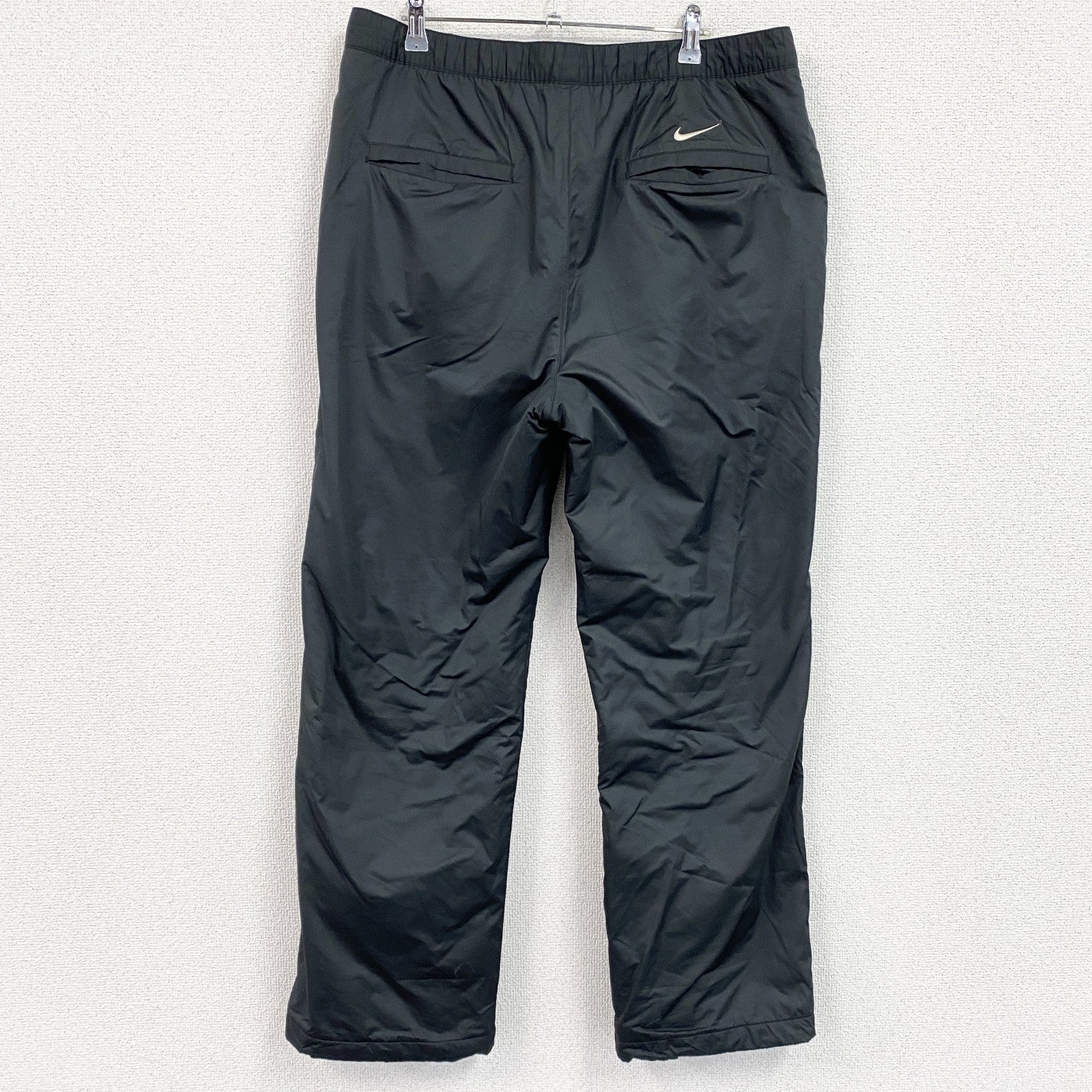 NIKE GOLF　ナイキゴルフ　トラックパンツ/ジャージ　スウッシュ　黒　ブラック　Lサイズ　古着