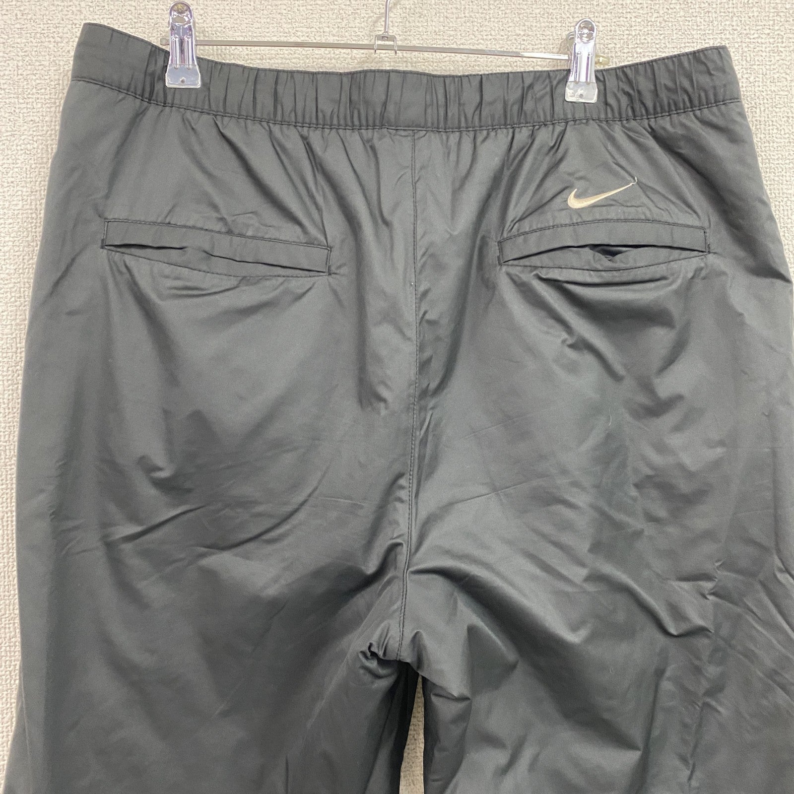 NIKE GOLF　ナイキゴルフ　トラックパンツ/ジャージ　スウッシュ　黒　ブラック　Lサイズ　古着