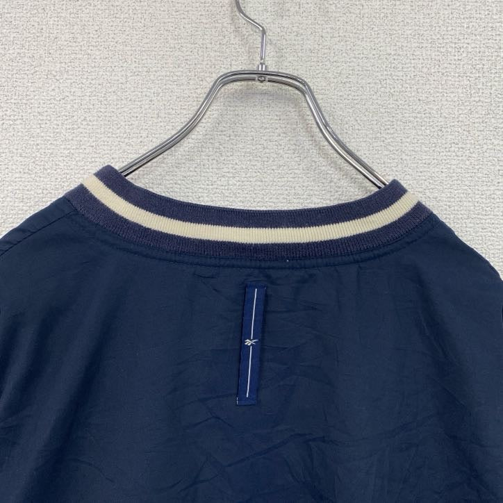 90s　Reebok　リーボック　プルオーバージャケット　ヴィンテージ　紺　ネイビー　Lサイズ　古着