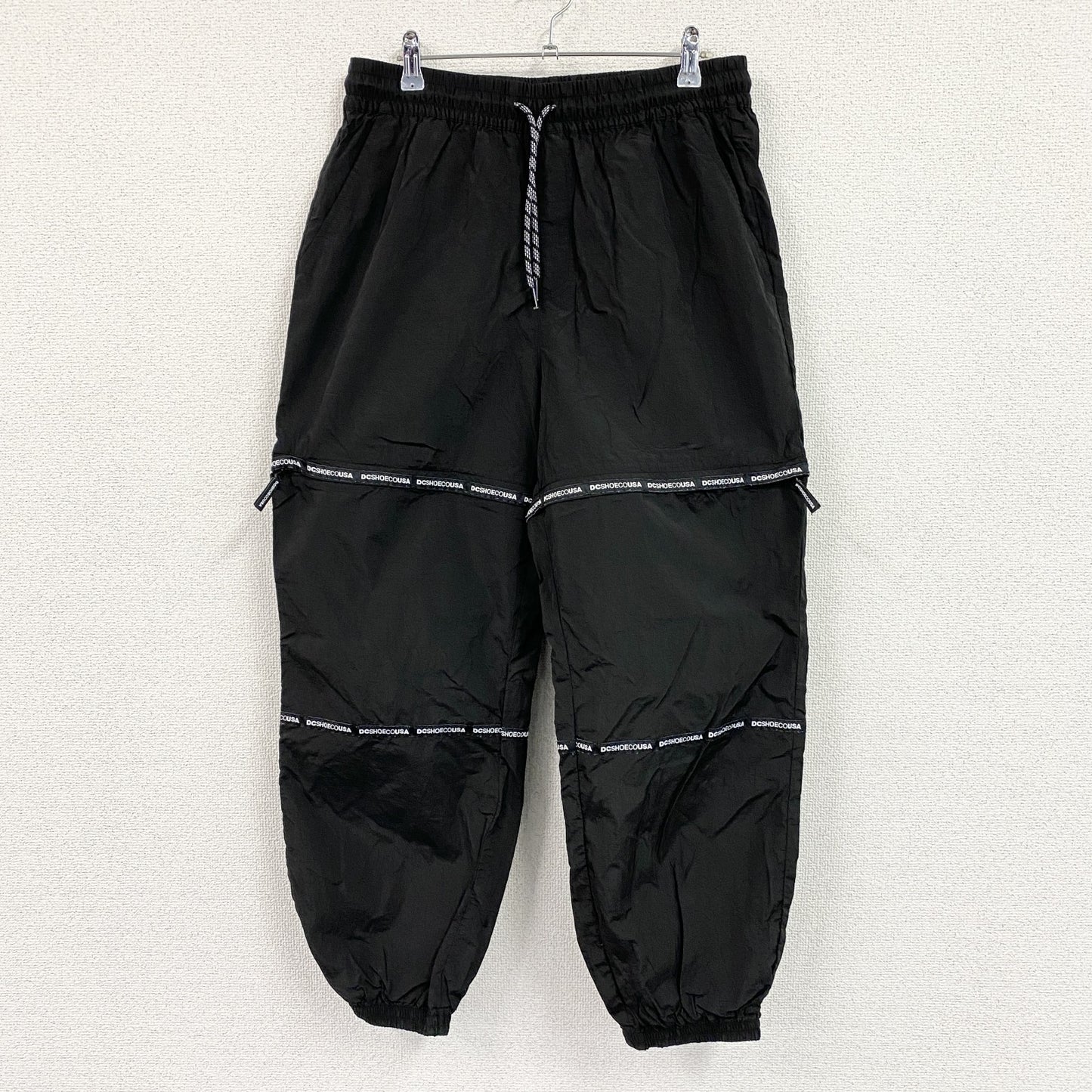 DC SHOES　ディーシーシューズ　20 TRACK PANT　トラックパンツ/ジャージ　黒　ブラック　Mサイズ