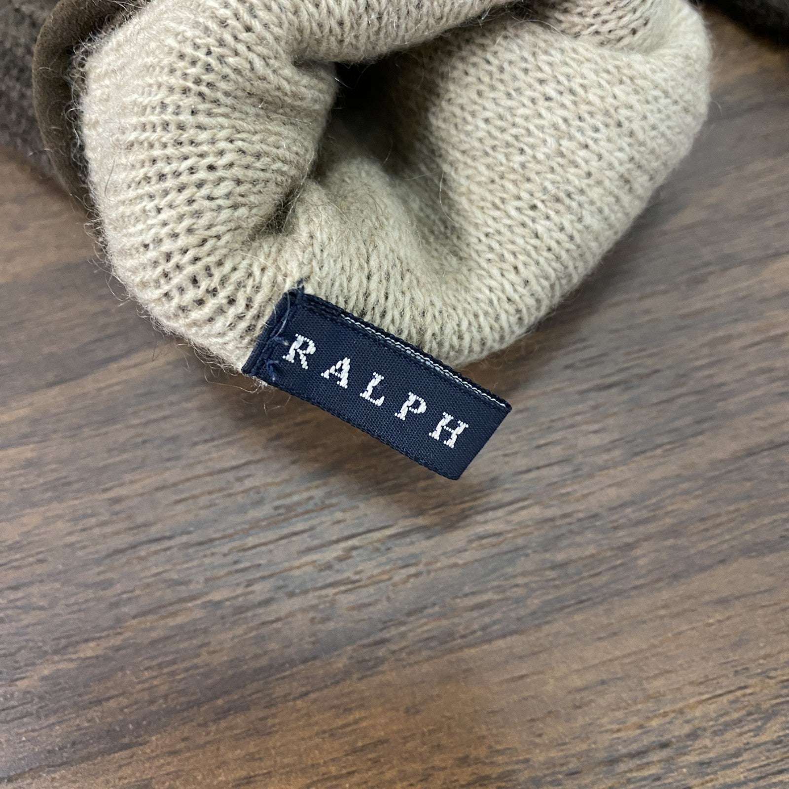 RALPH LAUREN　ラルフローレン　手袋/ハンドウォーマー　茶色　ブラウン