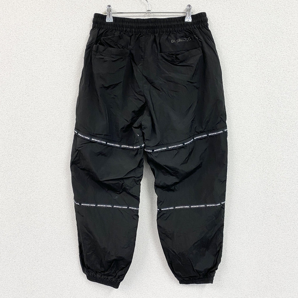 DC SHOES　ディーシーシューズ　20 TRACK PANT　トラックパンツ/ジャージ　黒　ブラック　Mサイズ　古着