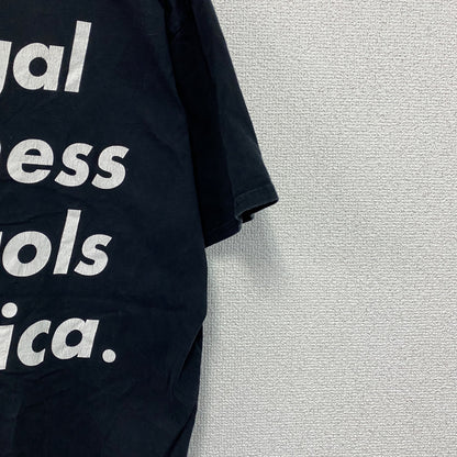 半袖フォトプリントTシャツ　両面プリント　黒　ブラック　XLサイズ