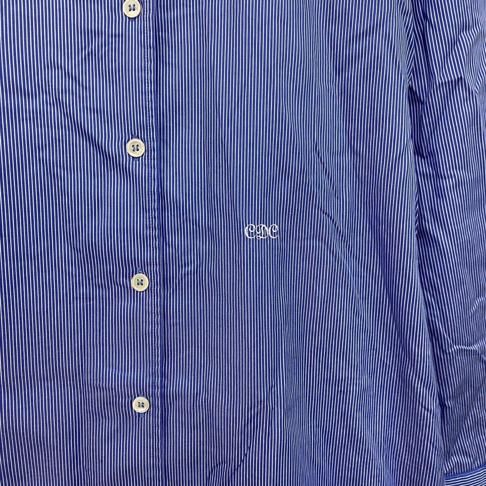 COMPTOIR DES COTONNIERS　コントワーデコトニエ　シャツワンピース　青　ブルー　9サイズ