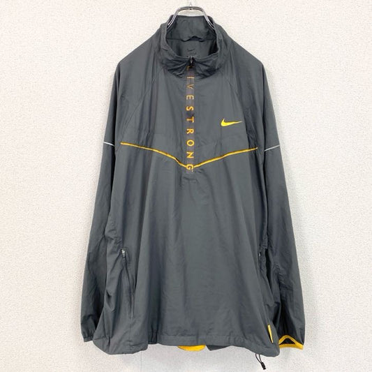 NIKE 　ナイキ　ハーフジップジャケット　グレー　2XLサイズ