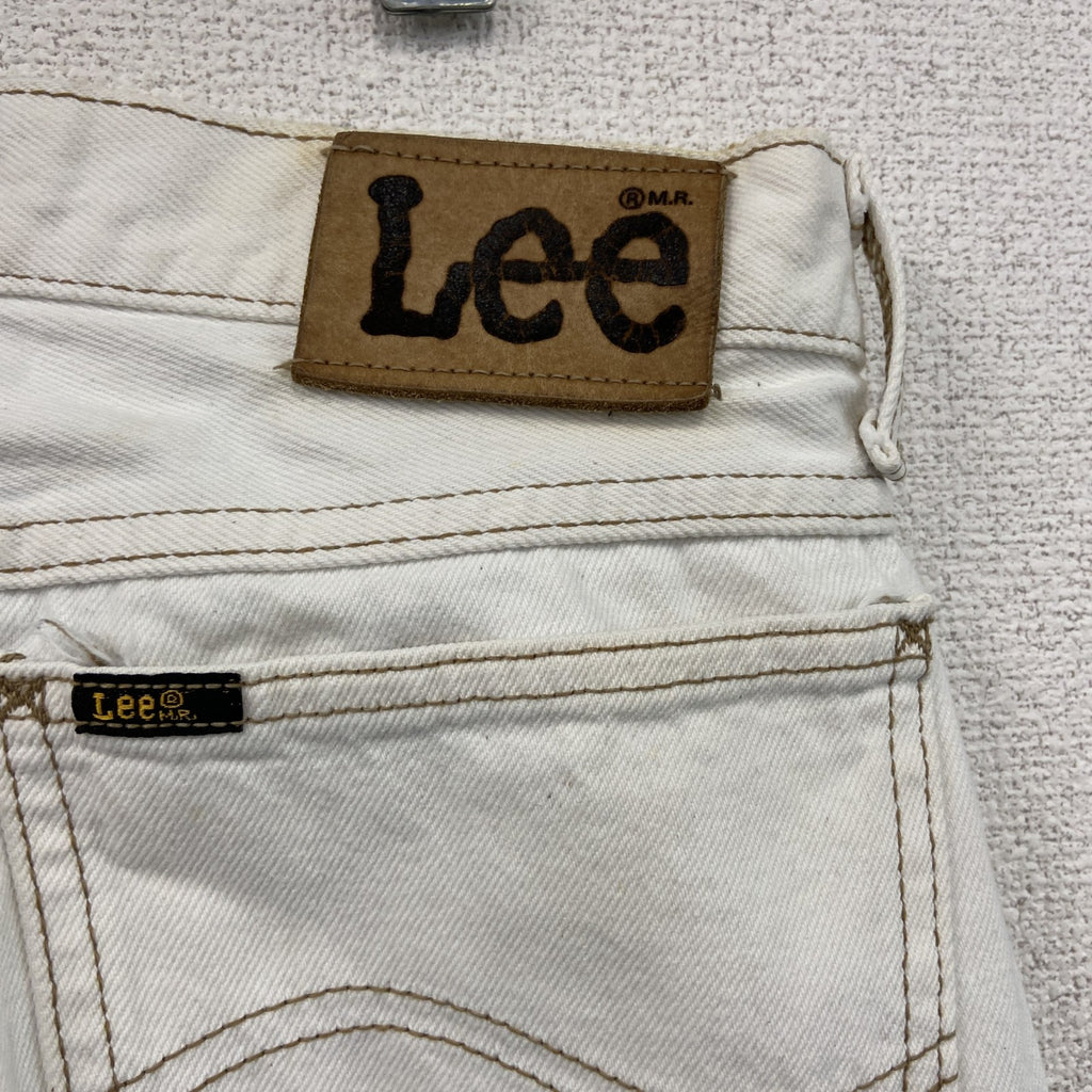 Lee　リー　デニムパンツ/ジーンズ　ジップフライ　白　ホワイト　古着