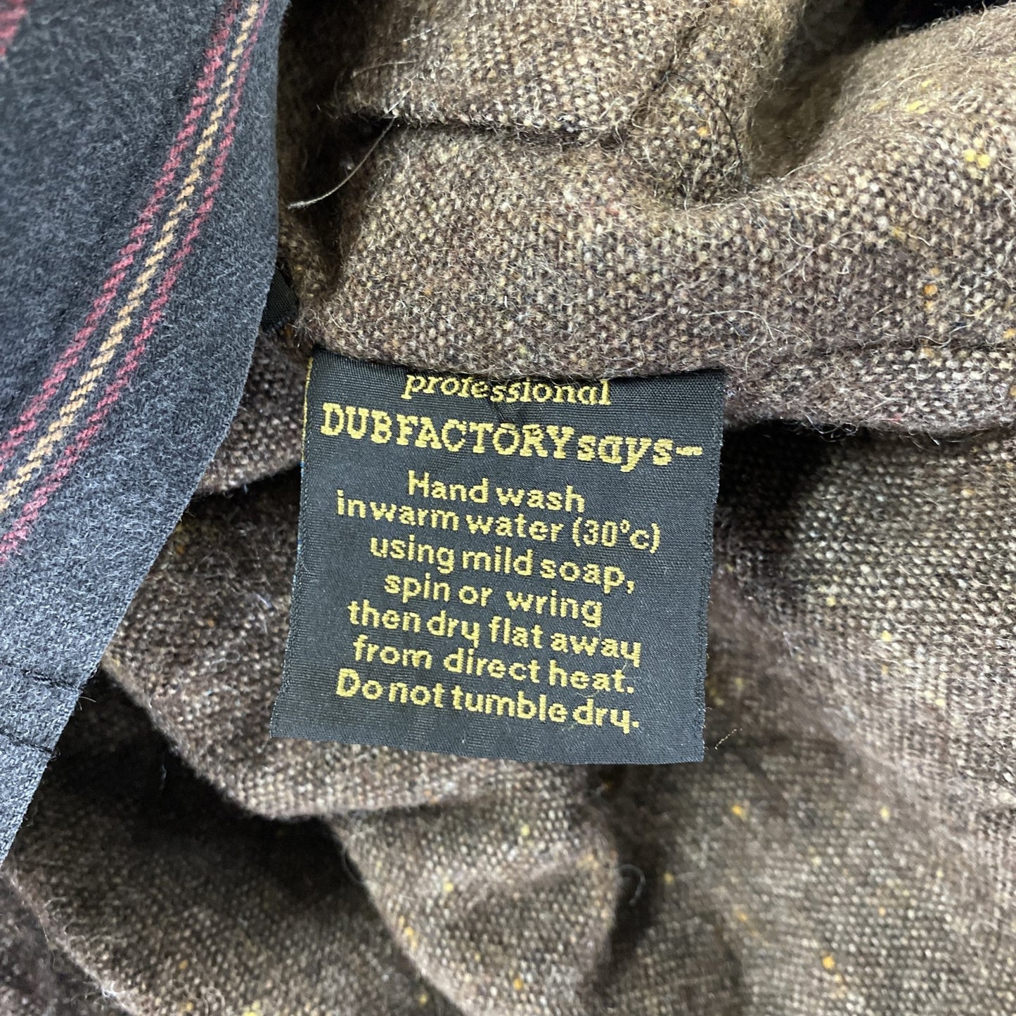 90s　DUB　メキシカンパーカー　ヴィンテージ　ストライプ柄　マルチカラー　紺　ネイビー　Mサイズ