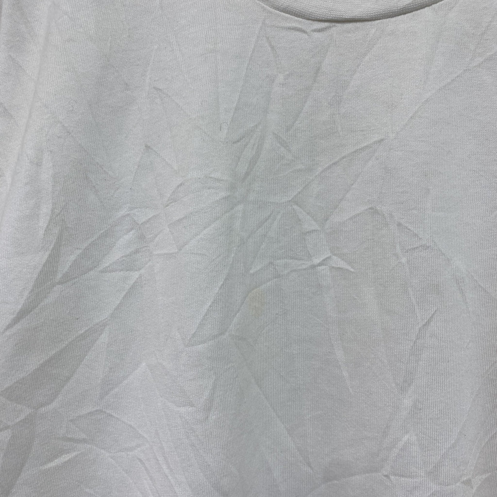 adidas　アディダス　長袖プリントTシャツ/ロンT　白　ホワイト　Mサイズ　古着