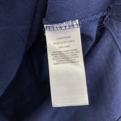 POLO RALPH LAUREN　ポロラルフローレン　半袖ポロシャツ　刺繡ロゴ　紺　ネイビー　Lサイズ