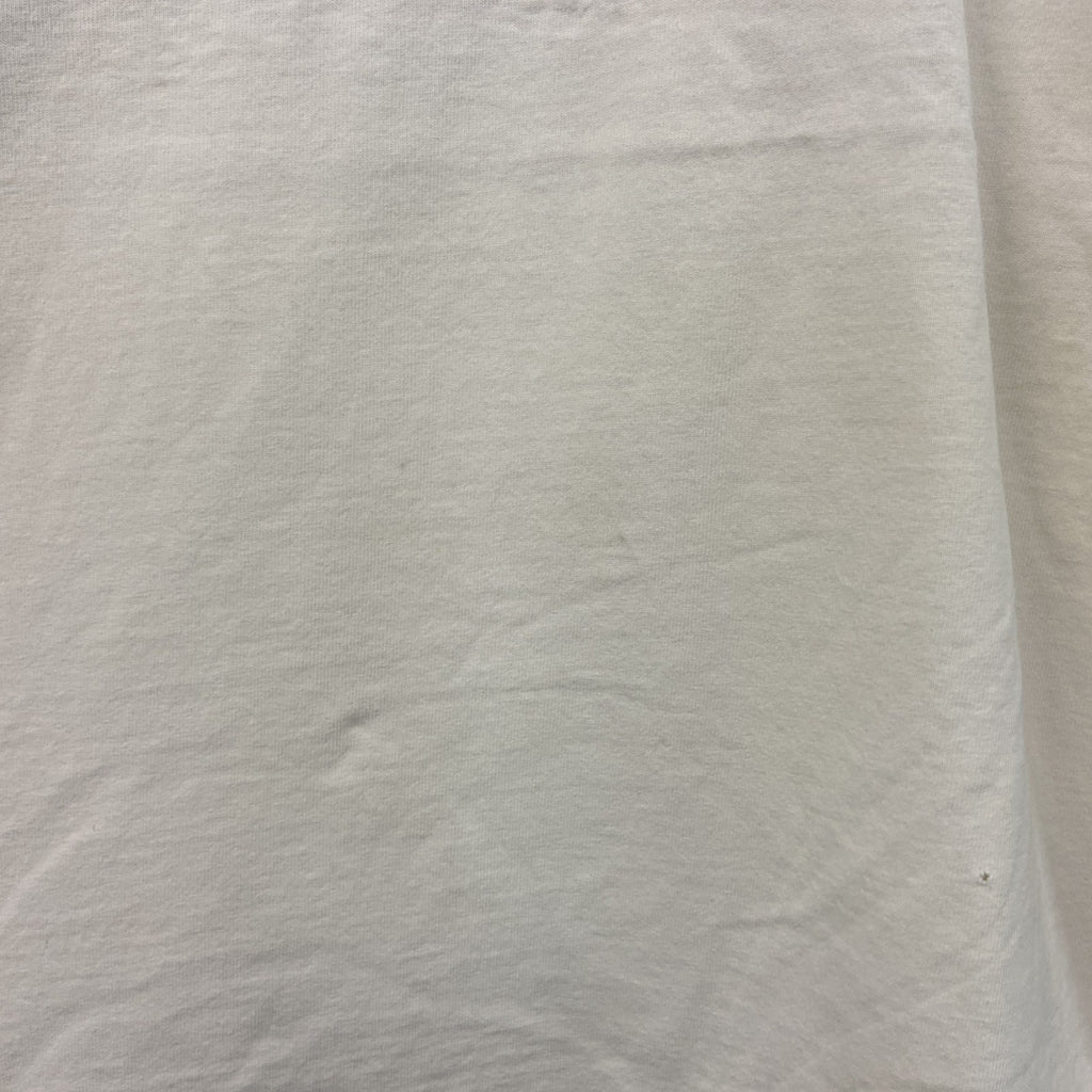 THE AUSSIE T COMPANY　半袖プリントTシャツ　シングルステッチ　白　ホワイト　Mサイズ カットソー メンズ コットン 古着