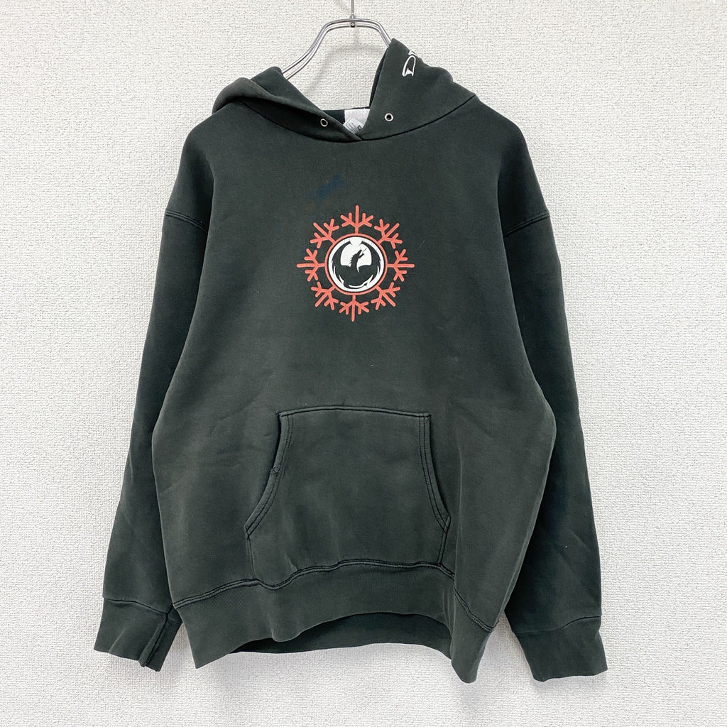 FRUIT OF THE LOOM　フルーツオブザルーム　スウェットパーカー/フーディー　黒　ブラック　Mサイズ　古着