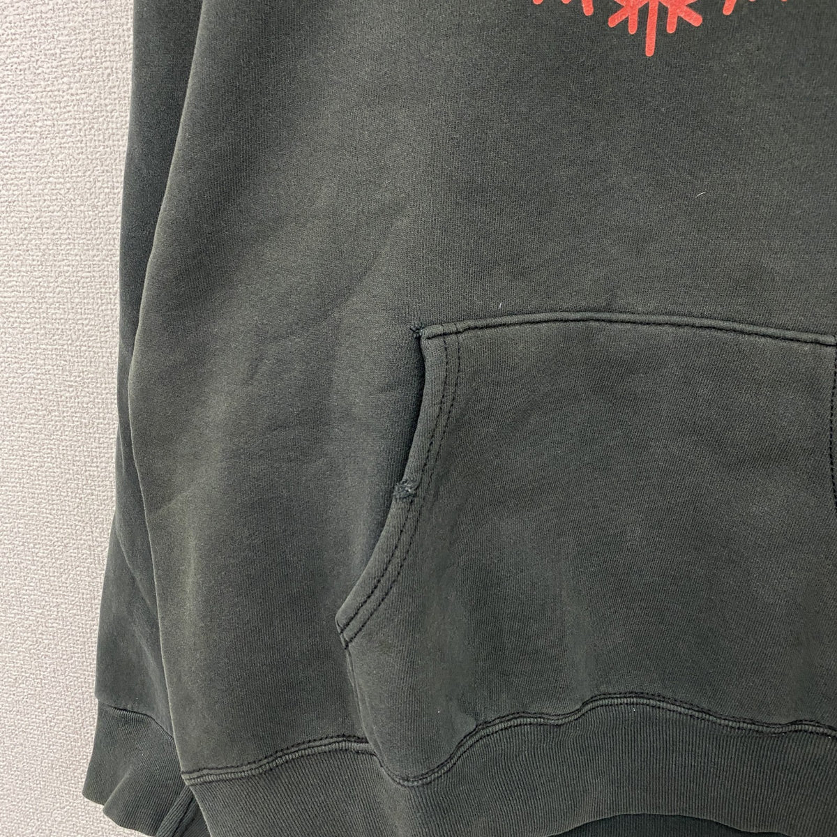 FRUIT OF THE LOOM　フルーツオブザルーム　スウェットパーカー/フーディー　黒　ブラック　Mサイズ　古着
