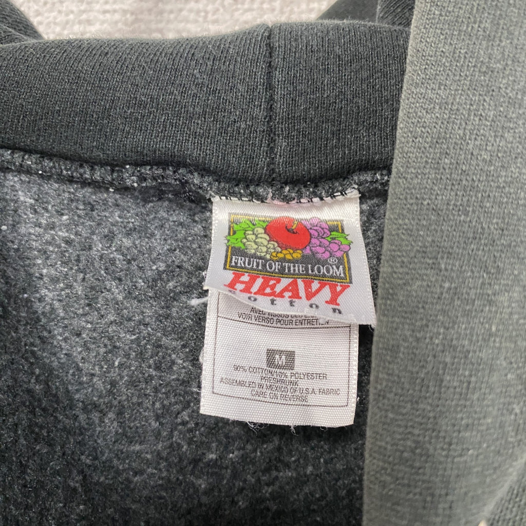 FRUIT OF THE LOOM　フルーツオブザルーム　スウェットパーカー/フーディー　黒　ブラック　Mサイズ　古着
