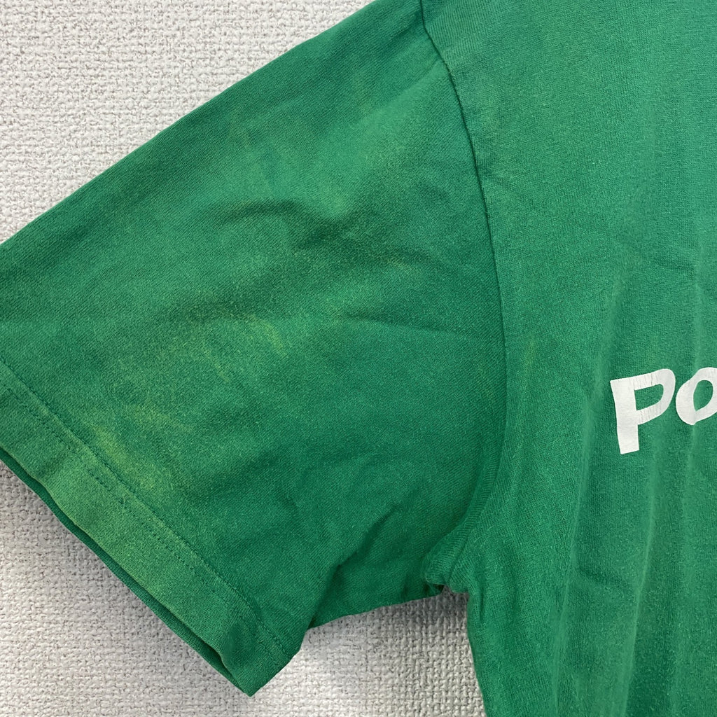 ～00s　POLO JEANS CO.　ポロジーンズ　半袖プリントTシャツ　デカロゴ　ヴィンテージ　緑　グリーン　