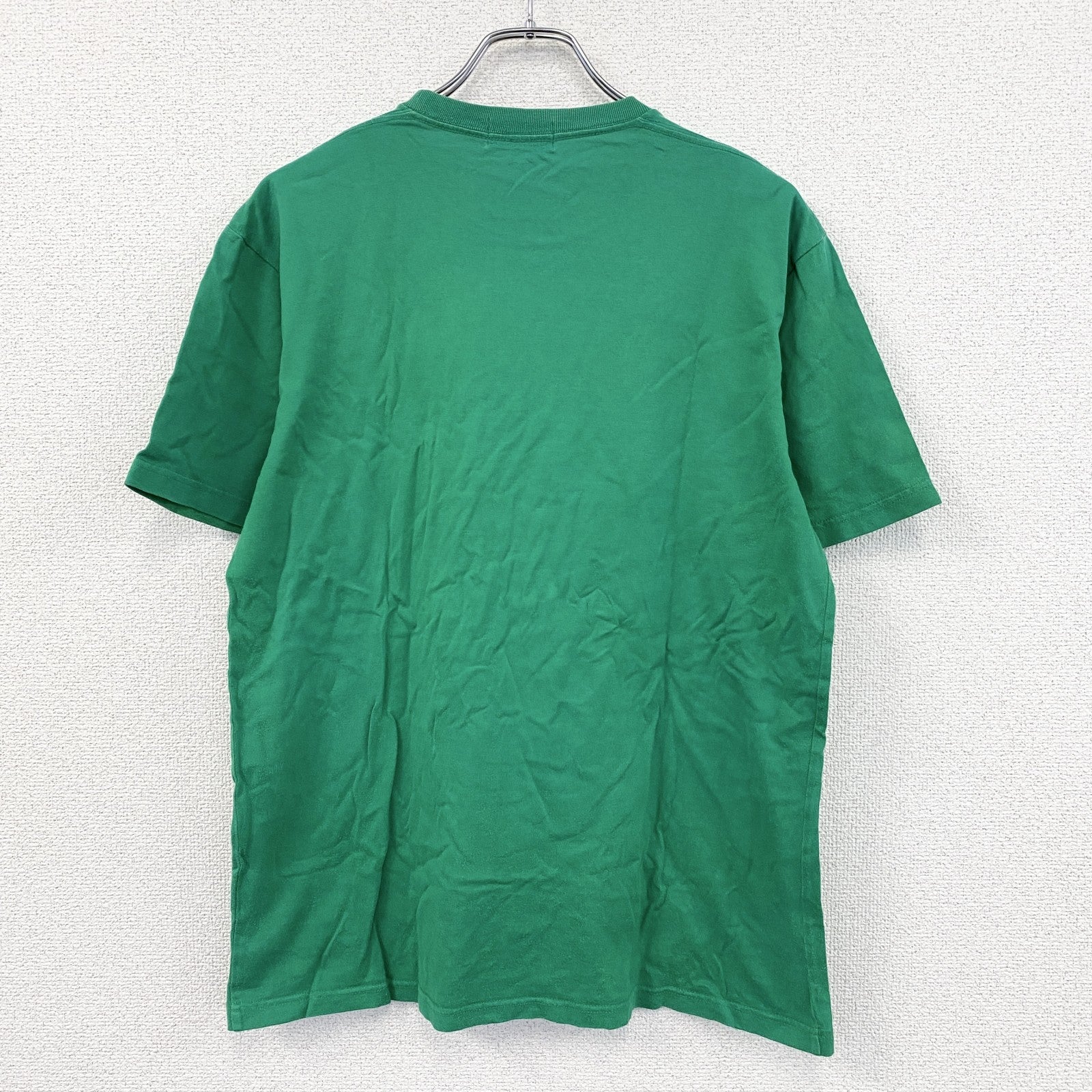 ～00s　POLO JEANS CO.　ポロジーンズ　半袖プリントTシャツ　デカロゴ　ヴィンテージ　緑　グリーン　