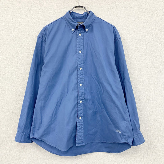 THE NORTH FACE　ザ・ノースフェイス　長袖ボタンダウンシャツ　青　ブルー　Mサイズ