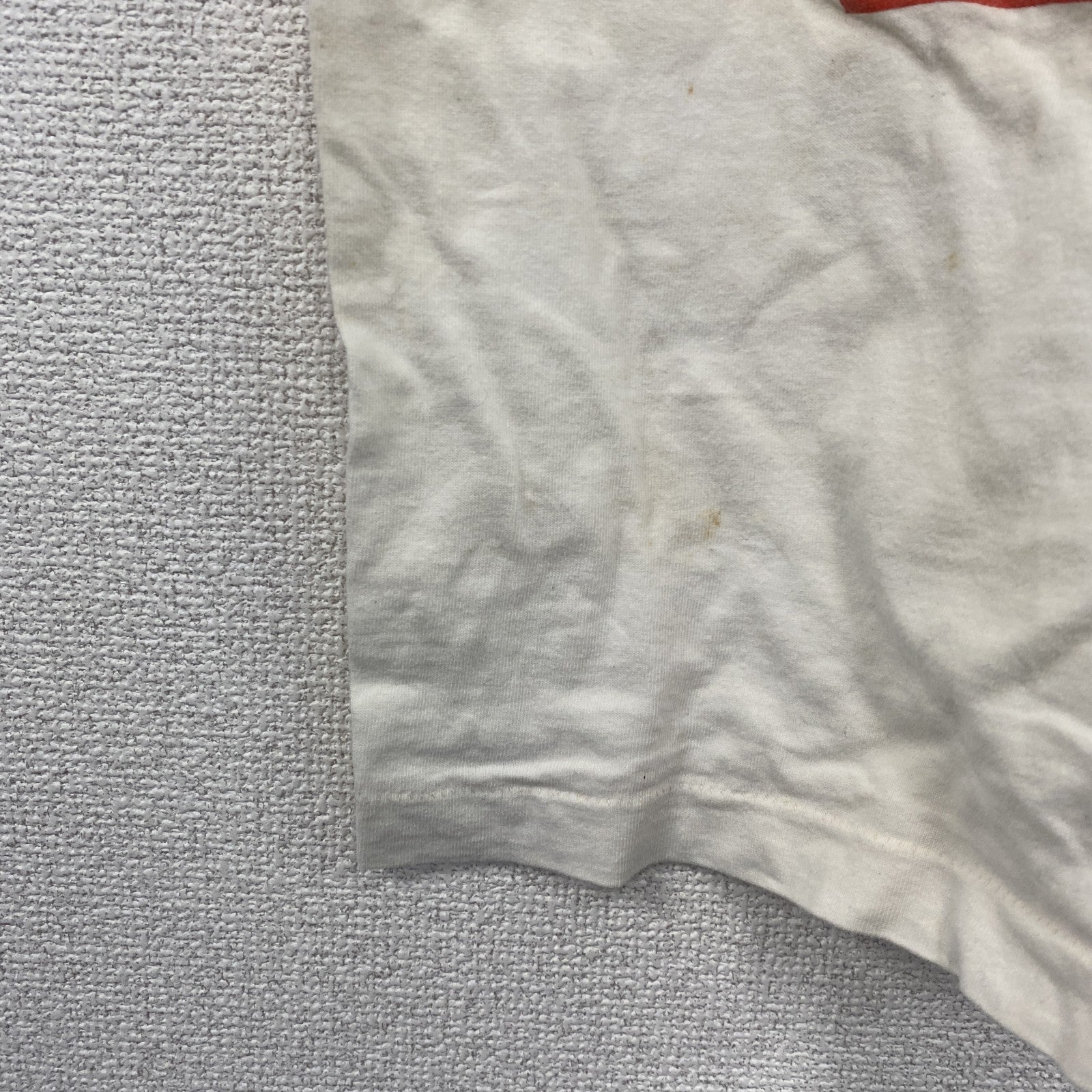 90s　FRUIT OF THE LOOM　フルーツオブザルーム　半袖プリントTシャツ　ヴィンテージ　白　ホワイト　Lサイズ　古着