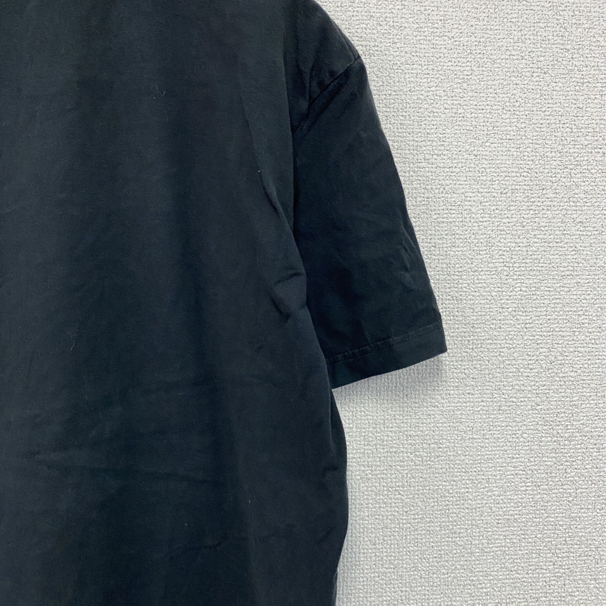 NIKE　ナイキ　半袖プリントTシャツ　スウッシュ　3連プリント　黒　ブラック　古着