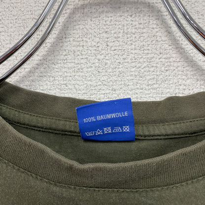 Hauptstadt Helden　ハオプシュタットヘルデン　半袖プリントTシャツ　カーキ　Lサイズ　