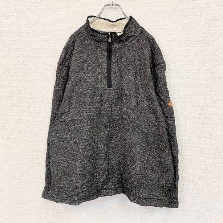 ORVIS　オービス　ハーフジップフリースジャケット　プルオーバー　ダークグレー　2XLサイズ　古着