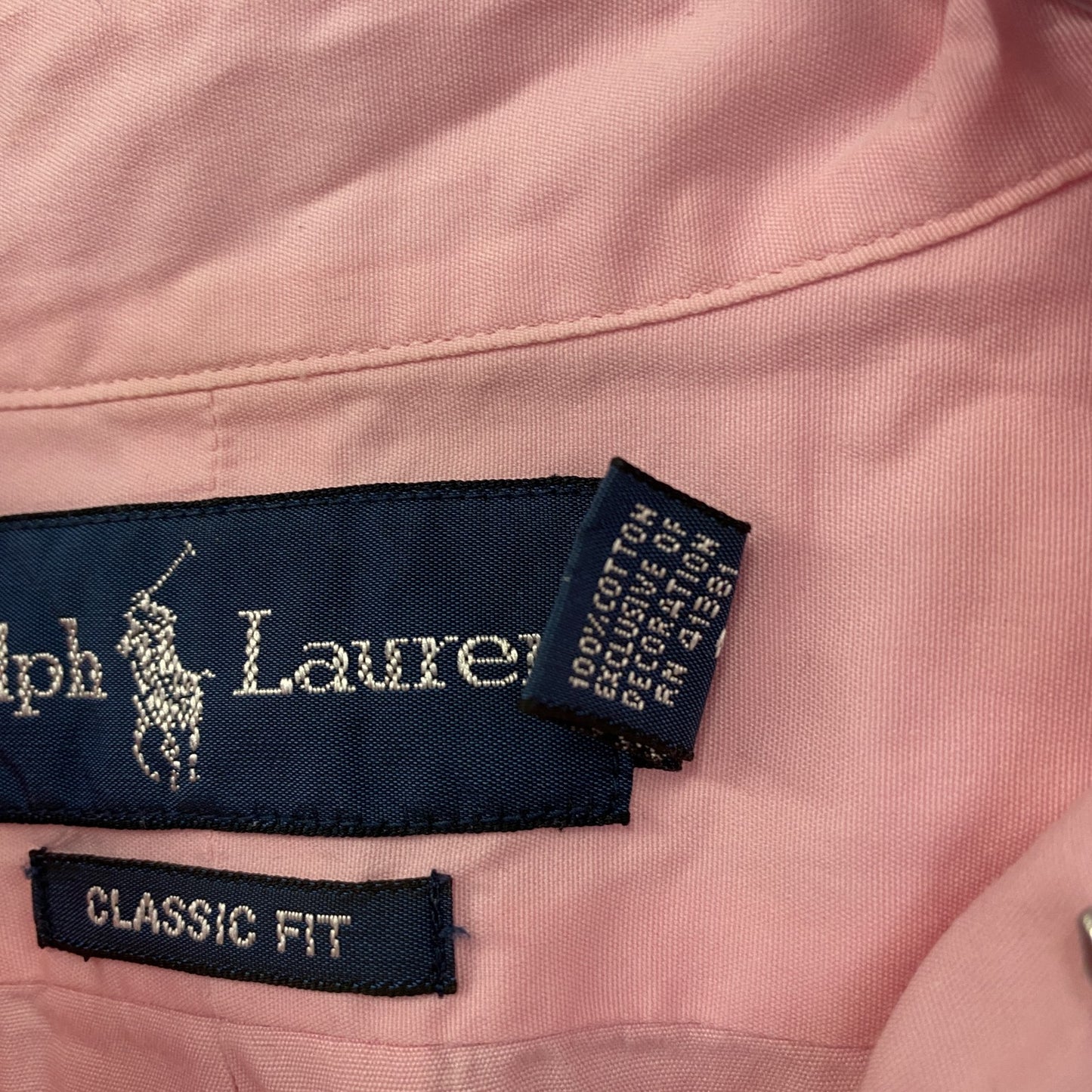 Ralph Lauren　ラルフローレン　長袖シャツ　ボタンダウンシャツ　ピンク　Sサイズ