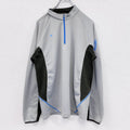 NIKE　ナイキ　ハーフジップ長袖Tシャツ/ロンT　灰色　グレー　XLサイズ　古着
