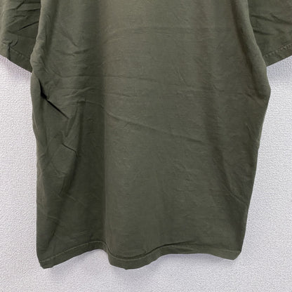 Hauptstadt Helden　ハオプシュタットヘルデン　半袖プリントTシャツ　カーキ　Lサイズ　