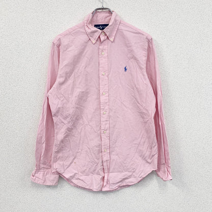 Ralph Lauren　ラルフローレン　長袖シャツ　ボタンダウンシャツ　ピンク　Sサイズ
