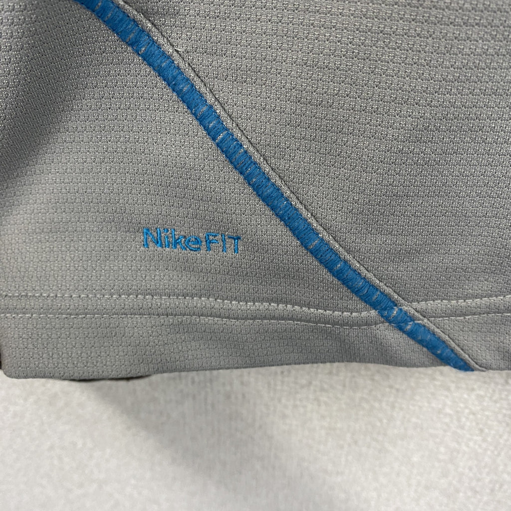 NIKE　ナイキ　ハーフジップ長袖Tシャツ/ロンT　灰色　グレー　XLサイズ　古着