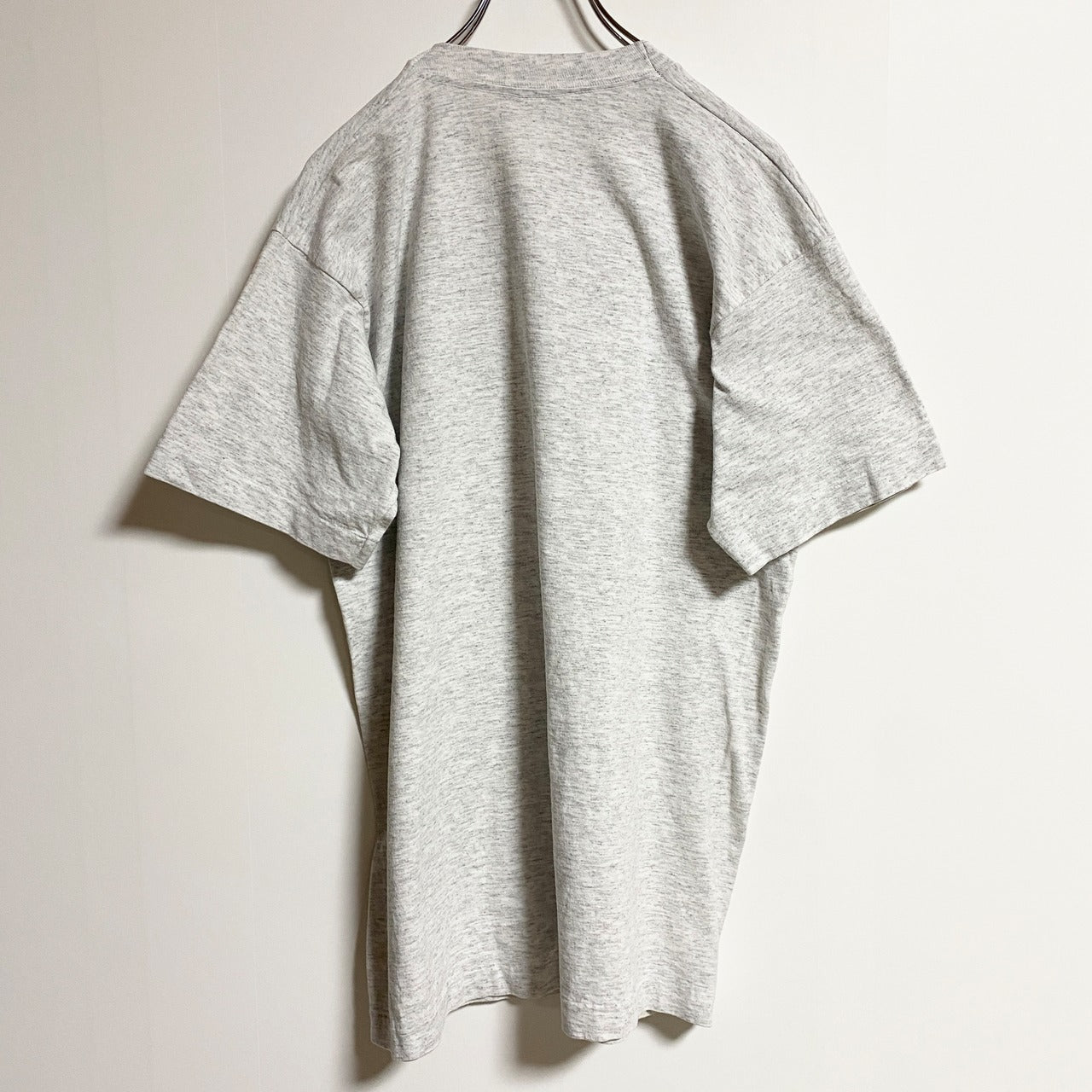 古着 used　90s　半袖プリントTシャツ　クルーネック　シングルステッチ　ALGOMA　グレー　春夏服　ヴィンテージ