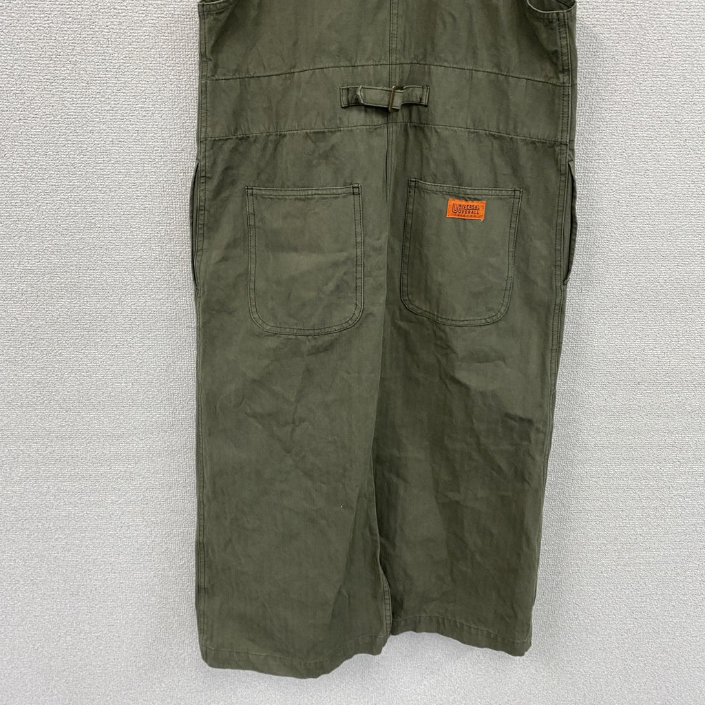 UNIVERSAL OVERALL　ユニバーサルオーバーオール　サロペットワンピース　カーキ　Fサイズ　古着