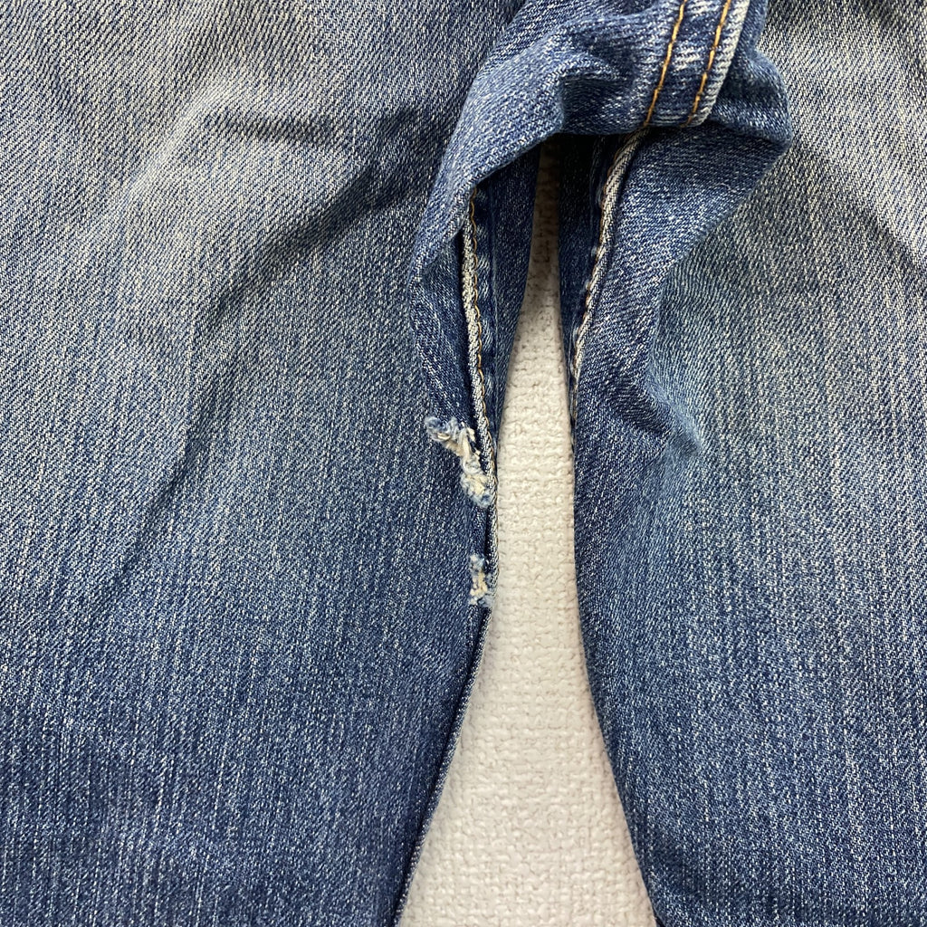 90s　Levi's　リーバイス　512-0217　デニムパンツ/ジーンズ　縦落ち　ジップフライ　インディゴ　日本製　W29サイズ　古着